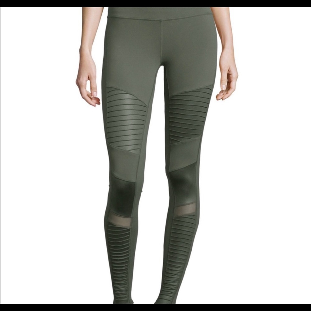 High waist moto leggings